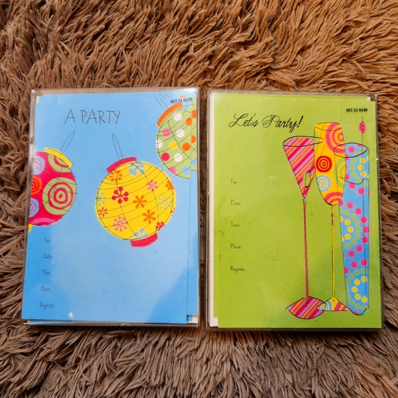 Set of 24 Party Invitations by Inviting Company - Picture 1 of 4